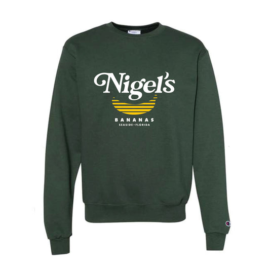 Champion Crewneck in Dark Green