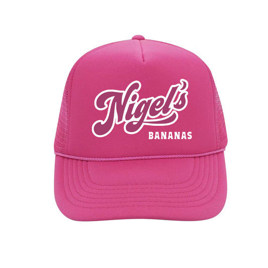 Dark Pink Retro Trucker